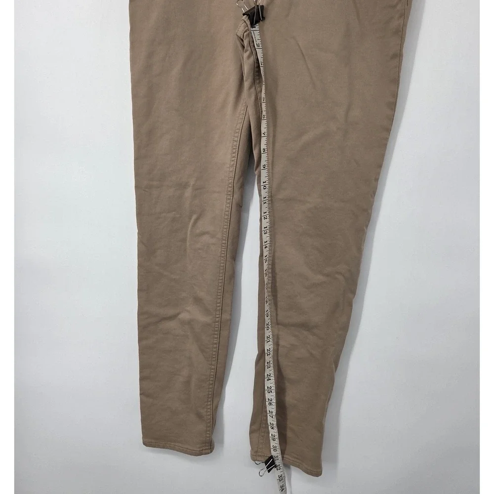 Banana‎ Republic Travel Jean Pants Mens 30x32 Brown Khaki Slim Fit Stretch